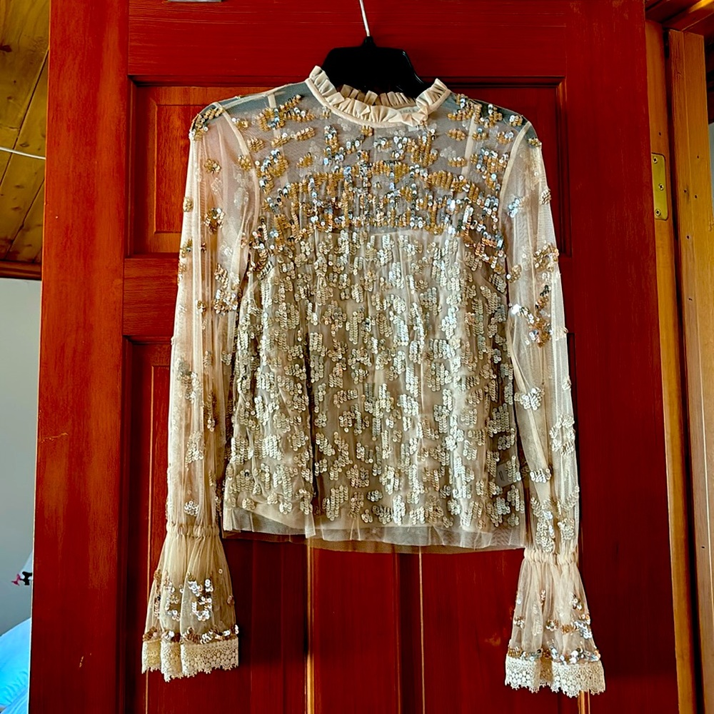 Chelsea & Violet sequenced blouse